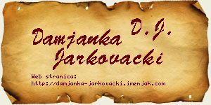 Damjanka Jarkovački vizit kartica
